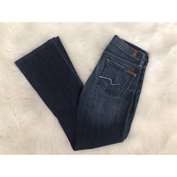 7 For All Mankind Flare Jeans in Size 27 - Picture 1 of 5